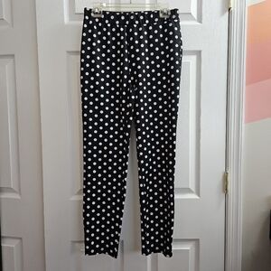 4/$20 Black and White Polka Dot Pants Size M